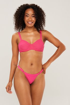 Calcinha De Biquíni Rosa Sul Rosa
