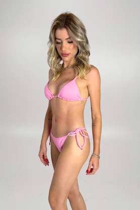 Calcinha De Biquíni Grumari Rosa Candy