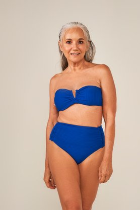 Hot Pants Itapirubá Azul Texturizado