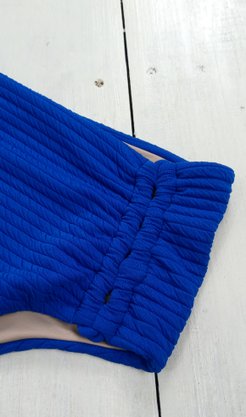 Hot Pants Itapirubá Azul Texturizado