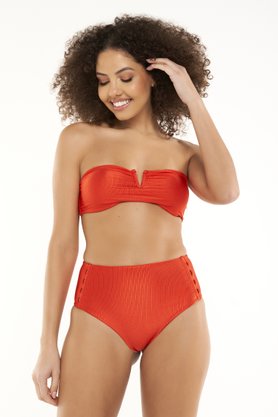 Hot Pants Itapirubá Laranja Canelado
