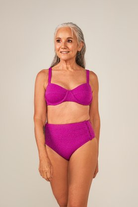 Hot Pants Itapirubá Lurex Magenta