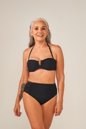 Hot Pants Itapirubá Preto Texturizado