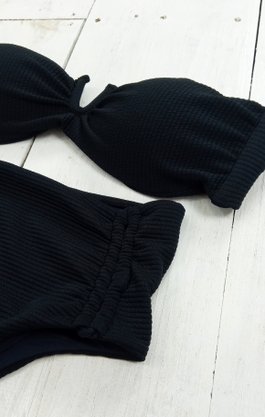 Hot Pants Itapirubá Preto Texturizado