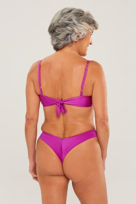 Calcinha De Biquíni Malibu Magenta