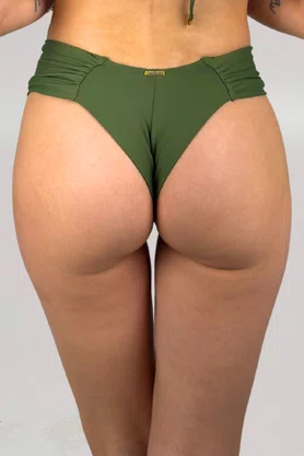 Calcinha De Biquíni Noronha Verde Musgo