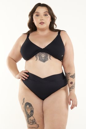 Calcinha Armação Plus Size Preta