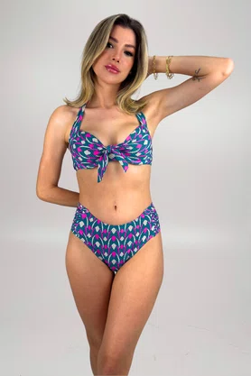 Calcinha De Biquíni Praia Brava Pink Triangular