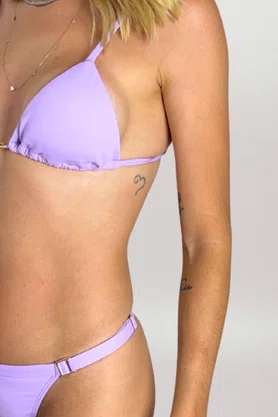 Calcinha De Biquíni Rosa Sul Lavanda