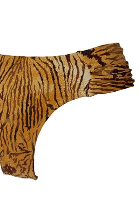 Calcinha De Biquíni Trancoso Animal Print Marrom