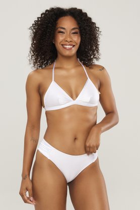 Calcinha De Biquíni Trancoso Branco Éden
