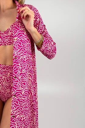 Camisa Amores Abstrato Pink