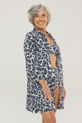 Camisa Amores Azul Triangular