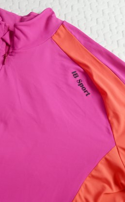 Camisa De Ciclismo Manga Longa Laranja e Rosa