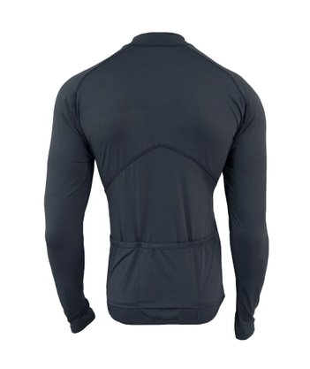 Camisa De Ciclismo Manga Longa Unissex Cinza