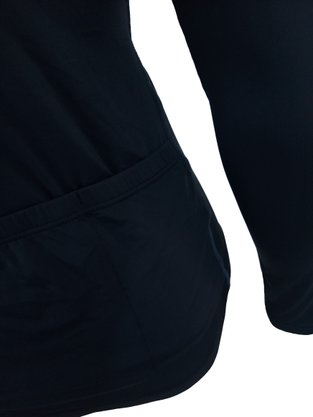 Camisa De Ciclismo Manga Longa Unissex Preta