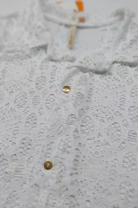 Camisa Jericoacoara Renda Branca