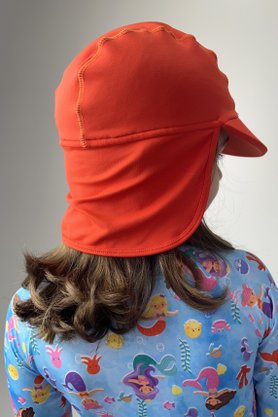 Chapéu Infantil com Proteção UV Laranja