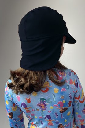 Chapéu Infantil com Proteção UV Preto