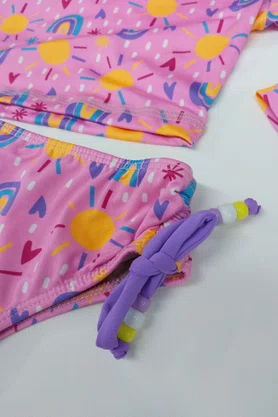 Conjunto Infantil Cropped Arco Íris