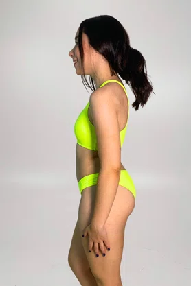 Conjunto Juvenil Nadador Verde Neon