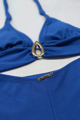 Hot Pants Brisa Índigo Textura