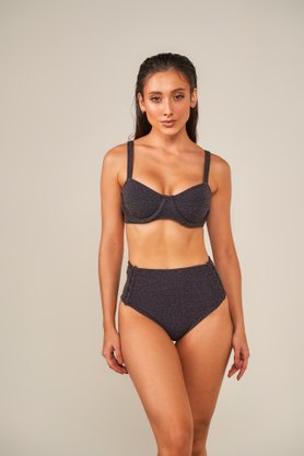 Hot Pants Itapirubá Lurex Preto