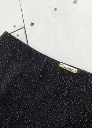 Hot Pants Itapirubá Lurex Preto