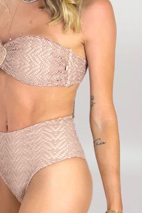 Hot Pants Maragogi Renda Nude