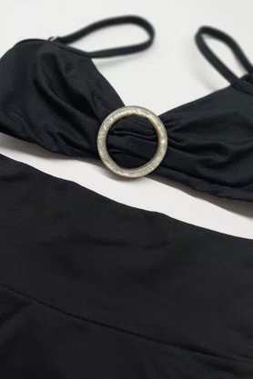 Hot Pants Tulum Preto Textura