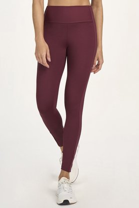 Legging Elástico Personalizado Alto Giro Marsala