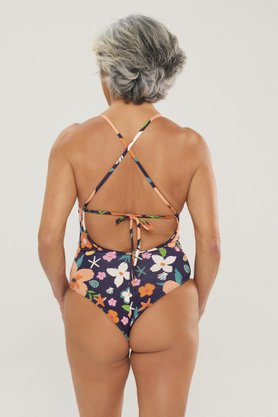 Maiô Joaquina Floral Laranja