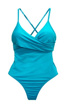 Maiô Joaquina Azul Turquesa