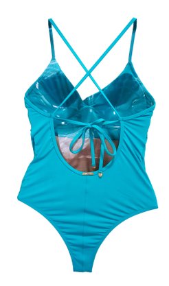 Maiô Joaquina Azul Turquesa