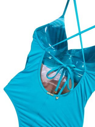 Maiô Joaquina Azul Turquesa