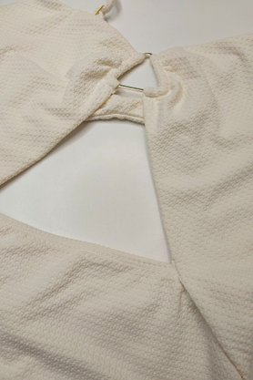 Maiô Bonito Off White Textura