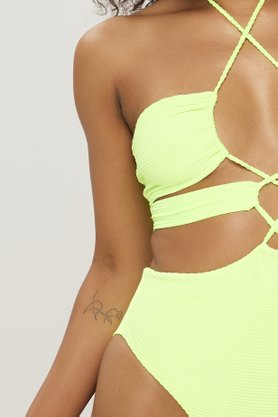 Maiô Caiçara Verde Fluor