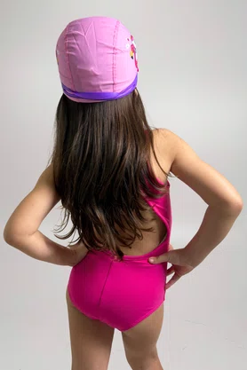Maiô De Natação Infantil Rosa