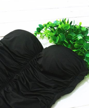 Maiô Tomara Que Caia Drapeado Preto