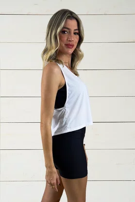Regata Cropped Sofia Branca IB SPORT