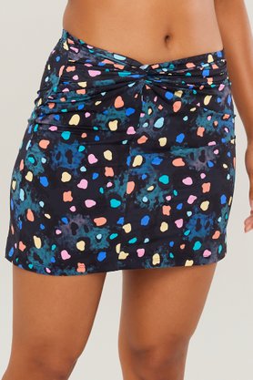 Saia Pipa Colorido Animal Print