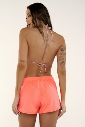 Shorts Siriú Laranja Flúor