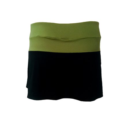 Shorts Saia Verde e Preto