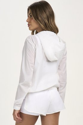 Shorts Sobreposto Alto Giro Branco