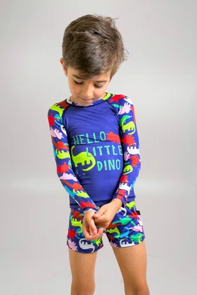 Sunga Infantil Dino Colorido