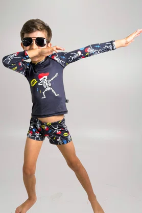 Sunga Infantil Caveiras