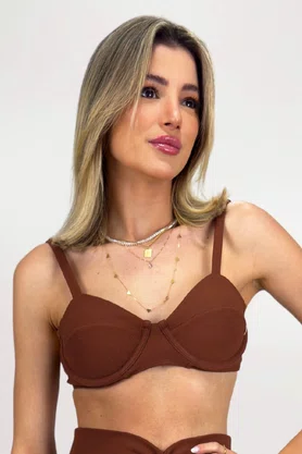 Sutiã Biquíni Açores Choco Textura