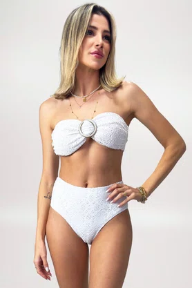Sutiã Biquíni Zimbros Renda Branco