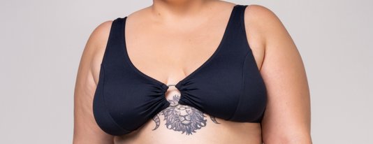 Sutiã Plus Size Com Argola Preto