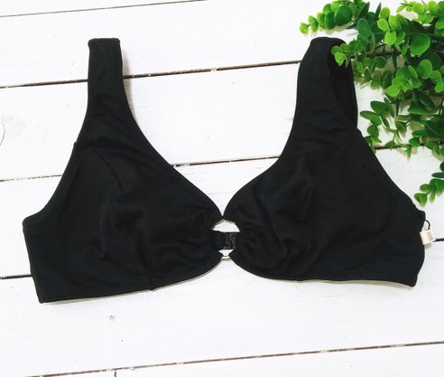 Sutiã Plus Size Com Argola Preto